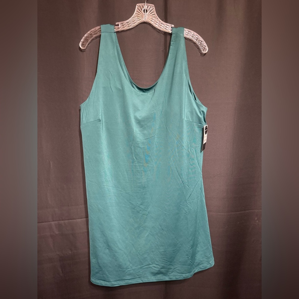 Ideology Green (Sequoia) Active Dress with Built-in Bra and Shorts XXL NWT - Picture 3 of 5